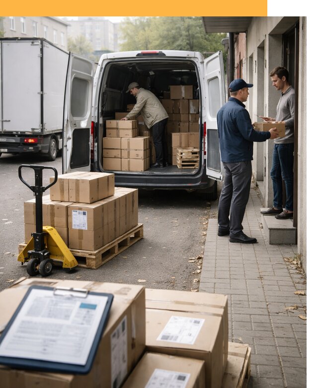 Доставка грузов от двери до двери с таможней от 46098 руб.