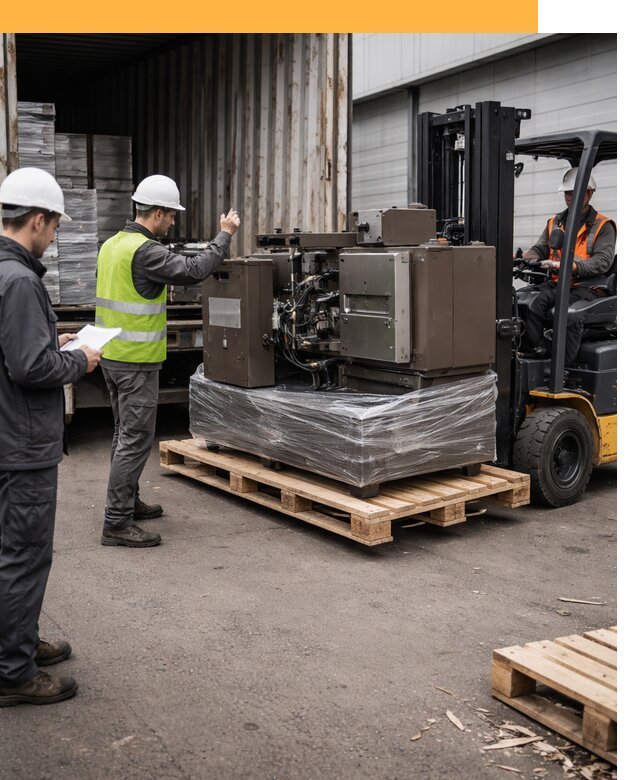 Доставка промышленного оборудования из Европы от 46098