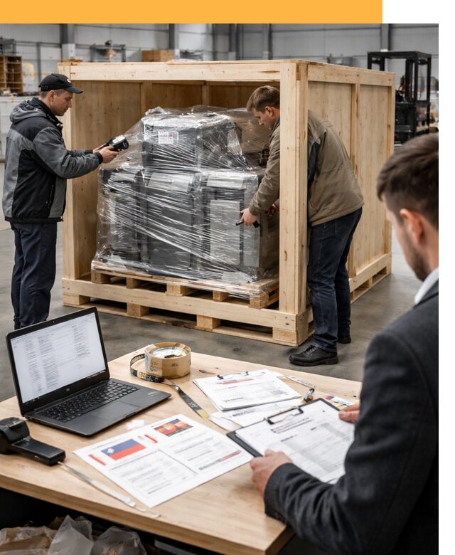 Доставка промышленного оборудования из США от 66586 руб