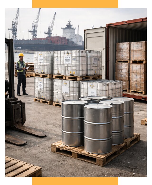 Доставка химического сырья из Индии от 256100 р. | СетСервис-Штр