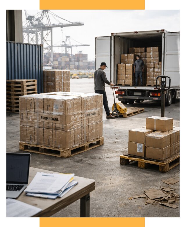 Доставка грузов из Израиля от 15366 р., логистика от СетСервис-Штр