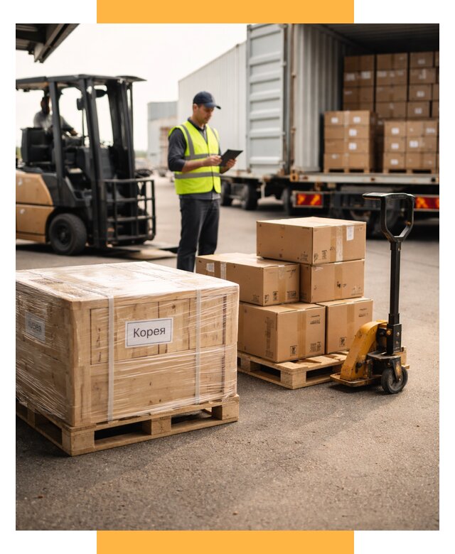 Доставка грузов в Корею из России от 35854 р. | СетСервис-Штр