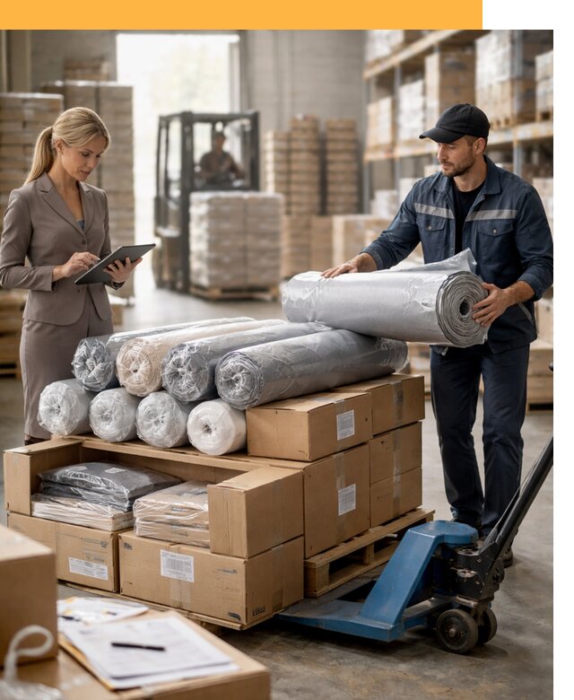 Перевозка текстиля по миру от 15366 руб. с таможней и страхованием