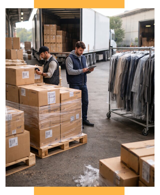 Перевозка и доставка одежды из Китая от 7683 р., СетСервис-Штр