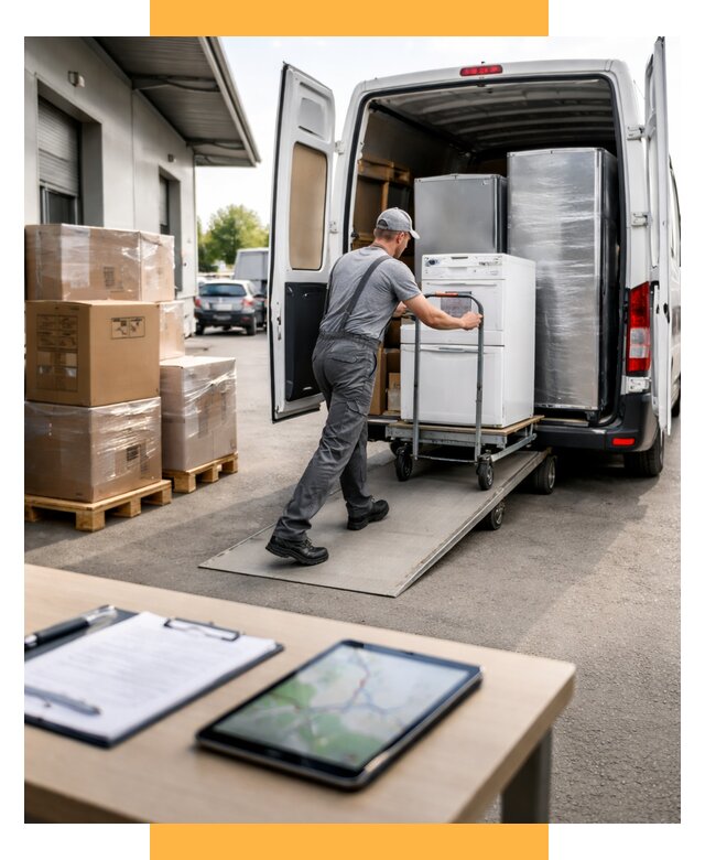 Перевозка бытовой техники от 6659 р. - логистика СетСервис-Штр