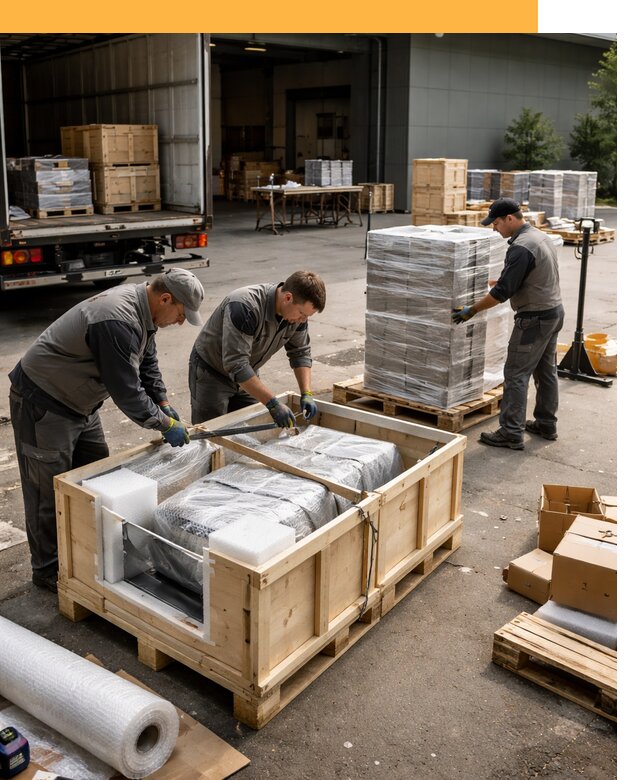 Перевозка выставочных грузов по миру от 25610 руб за м2 с таможней