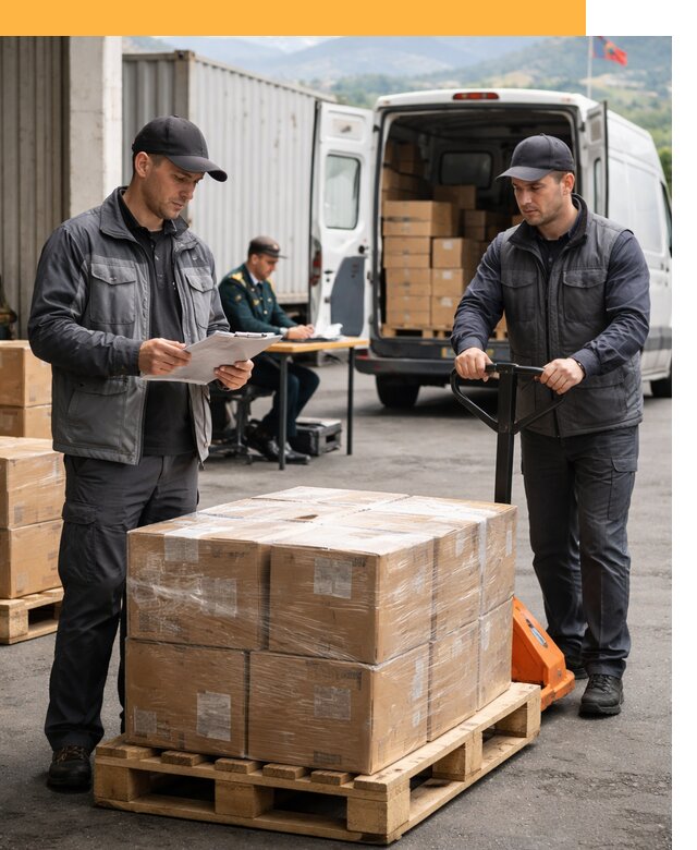 Доставка грузов через Армению, быстрая таможенная очистка от 25610