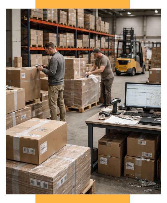 Склад консолидации в Европе от 6659 р., услуги СетСервис-Штр